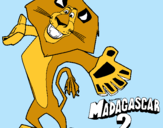 Dibujo Madagascar 2 Alex 2 pintado por aitanaaaaaaa