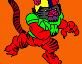 Dibujo Jugador tigre pintado por KJUG