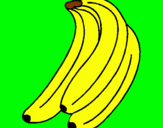 Dibujo Plátanos pintado por amore