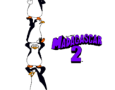 Dibujo Madagascar 2 Pingüinos pintado por MARTE 