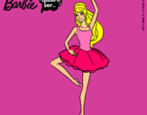 Dibujo Barbie bailarina de ballet pintado por yakieeeeee