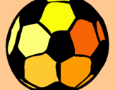 Dibujo Pelota de fútbol pintado por VANESA2
