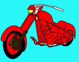 Dibujo Moto pintado por juliy