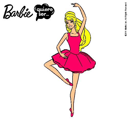 Dibujo Barbie bailarina de ballet pintado por daiyan