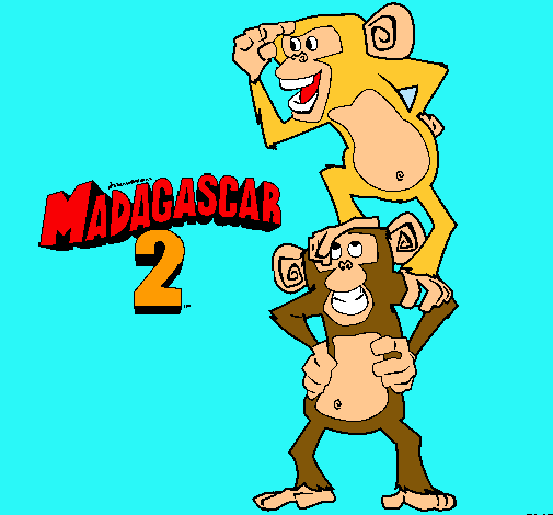 Madagascar 2 Manson y Phil