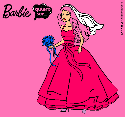 Barbie vestida de novia