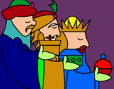 Dibujo Los Reyes Magos 3 pintado por anytrewquhyy