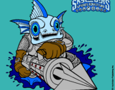 Dibujo Gill Grunt pintado por skylanderacu