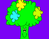Dibujo Brócoli pintado por hugo01237