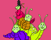 Dibujo Grupo de insectos pintado por ALBAS