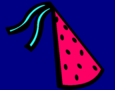 Dibujo Sombrero de cumpleaños pintado por ingrid0