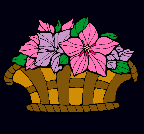 Cesta de flores 8