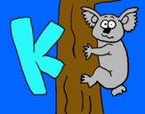 Dibujo Koala pintado por kkkkkkkkkko