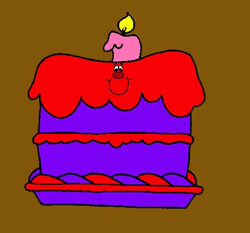 Pastel de cumpleaños