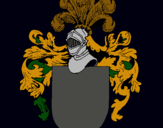 Dibujo Escudo de armas y casco pintado por raulmaxert