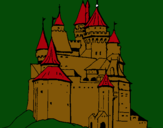 Dibujo Castillo medieval pintado por jrelena1