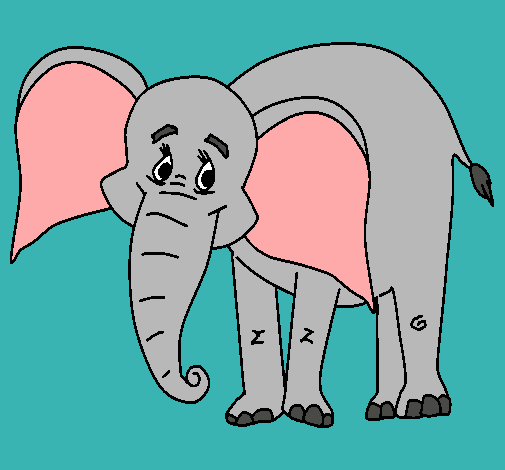 Elefante feliz