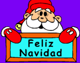 Dibujo Feliz Navidad pintado por tiin