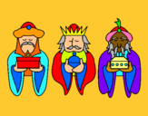 Dibujo Los Reyes Magos 4 pintado por hhunum