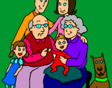 Dibujo Familia pintado por QWERTYUIOP