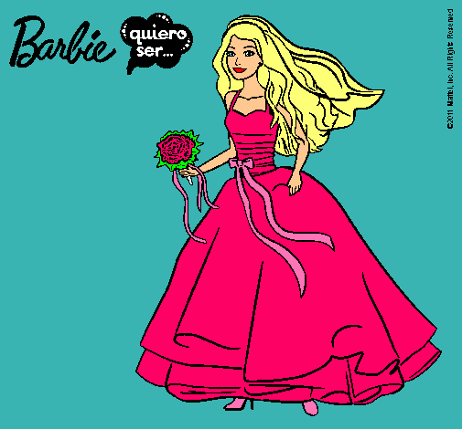 Barbie vestida de novia