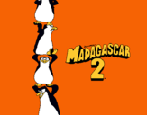 Dibujo Madagascar 2 Pingüinos pintado por irati