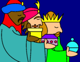 Dibujo Los Reyes Magos 3 pintado por ANELE