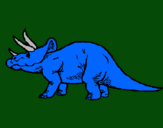 Dibujo Triceratops pintado por shahsusuus