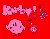 Dibujo Kirby 4 pintado por pancha