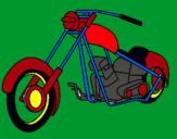 Dibujo Moto pintado por hyyt