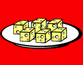 Dibujo Taquitos de queso pintado por marwa