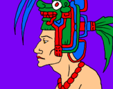 Dibujo Jefe de la tribu pintado por yolotzin
