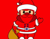 Dibujo Papa Noel 4 pintado por fgtrfgtrfg