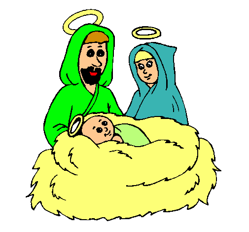 Dibujo Natividad pintado por claudiari