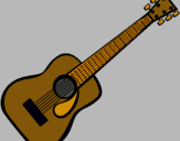 Dibujo Guitarra española II pintado por Xabier11Ane