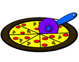 Dibujo Pizza pintado por josu967