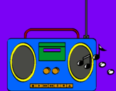 Dibujo Radio cassette 2 pintado por hhhhhhhhhhhh