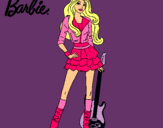 Dibujo Barbie rockera pintado por dracu5623