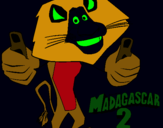 Dibujo Madagascar 2 Alex pintado por zasdfgh