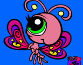 Dibujo Mariposa Littlest Pet Shop 2 pintado por manuelali