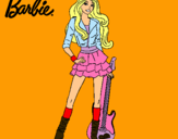 Dibujo Barbie rockera pintado por vajud6