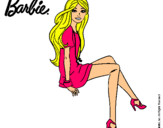 Dibujo Barbie sentada pintado por ssothie