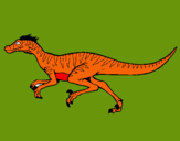 Dibujo Velociraptor pintado por yayan