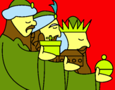 Dibujo Los Reyes Magos 3 pintado por cristinasofi