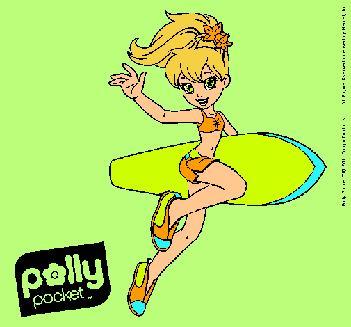Dibujo Polly Pocket 3 pintado por aerenlove