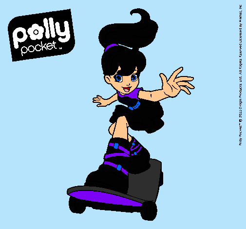 Dibujo Polly Pocket 7 pintado por aerenlove