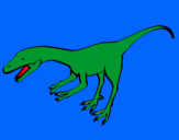 Dibujo Velociraptor II pintado por eugeni