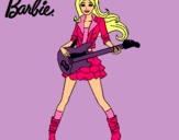 Dibujo Barbie guitarrista pintado por dracu5623