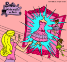 Dibujo El vestido mágico de Barbie pintado por CristinaQuesada