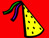 Dibujo Sombrero de cumpleaños pintado por 5256616